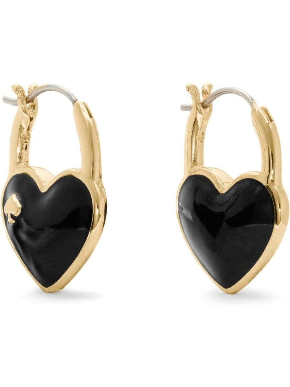 Chic Women's Heart and Spade Huggie Earrings - Stylish Jewelry Accessory